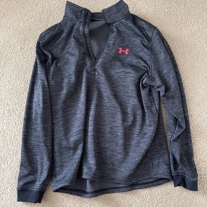 mens under armour 1/4 zip pullover xl.